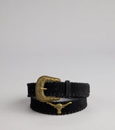Rodeo Ready Longhorn Western Belt