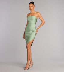 Effortless Poise Tube Midi Dress