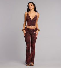 Sleek Moves Snake Print Tank Top