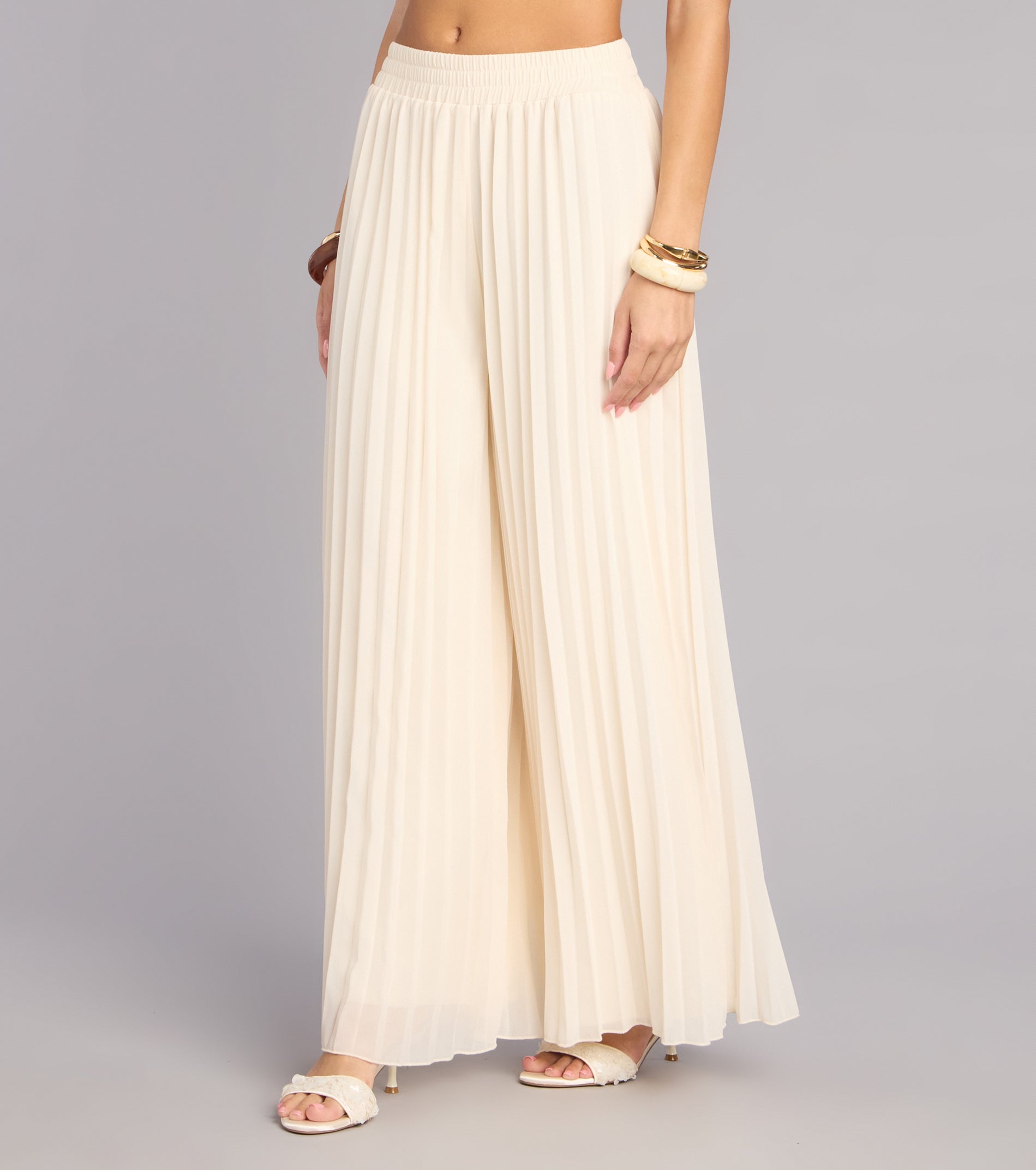 Floating Moment Pleated Palazzo Pants