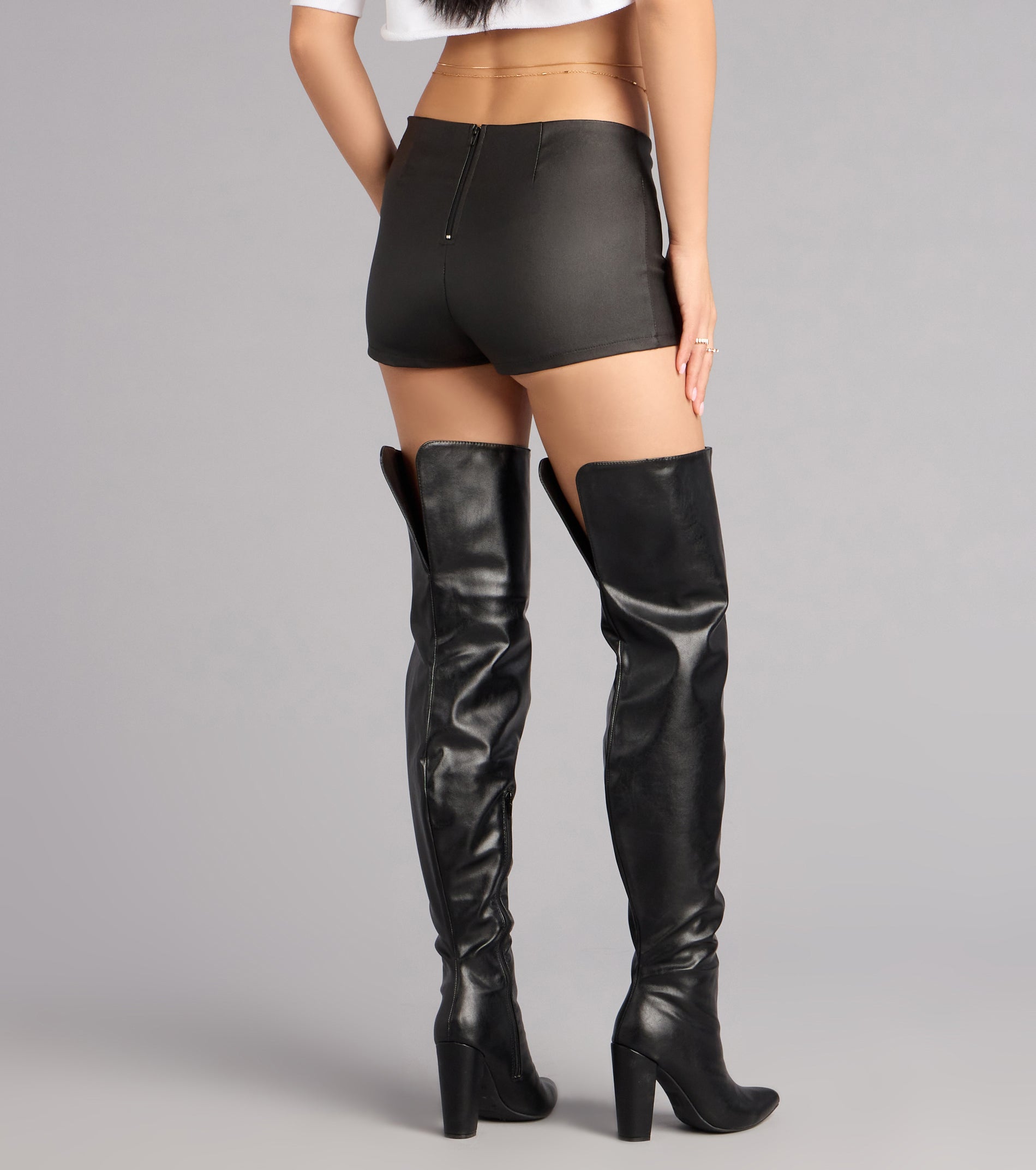 Bold Move Coated Hot Shorts