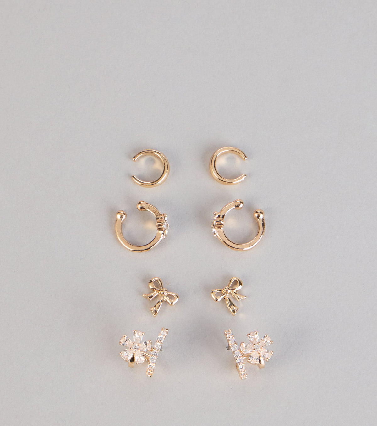 Pretty Extras Three-Pack Earring Set