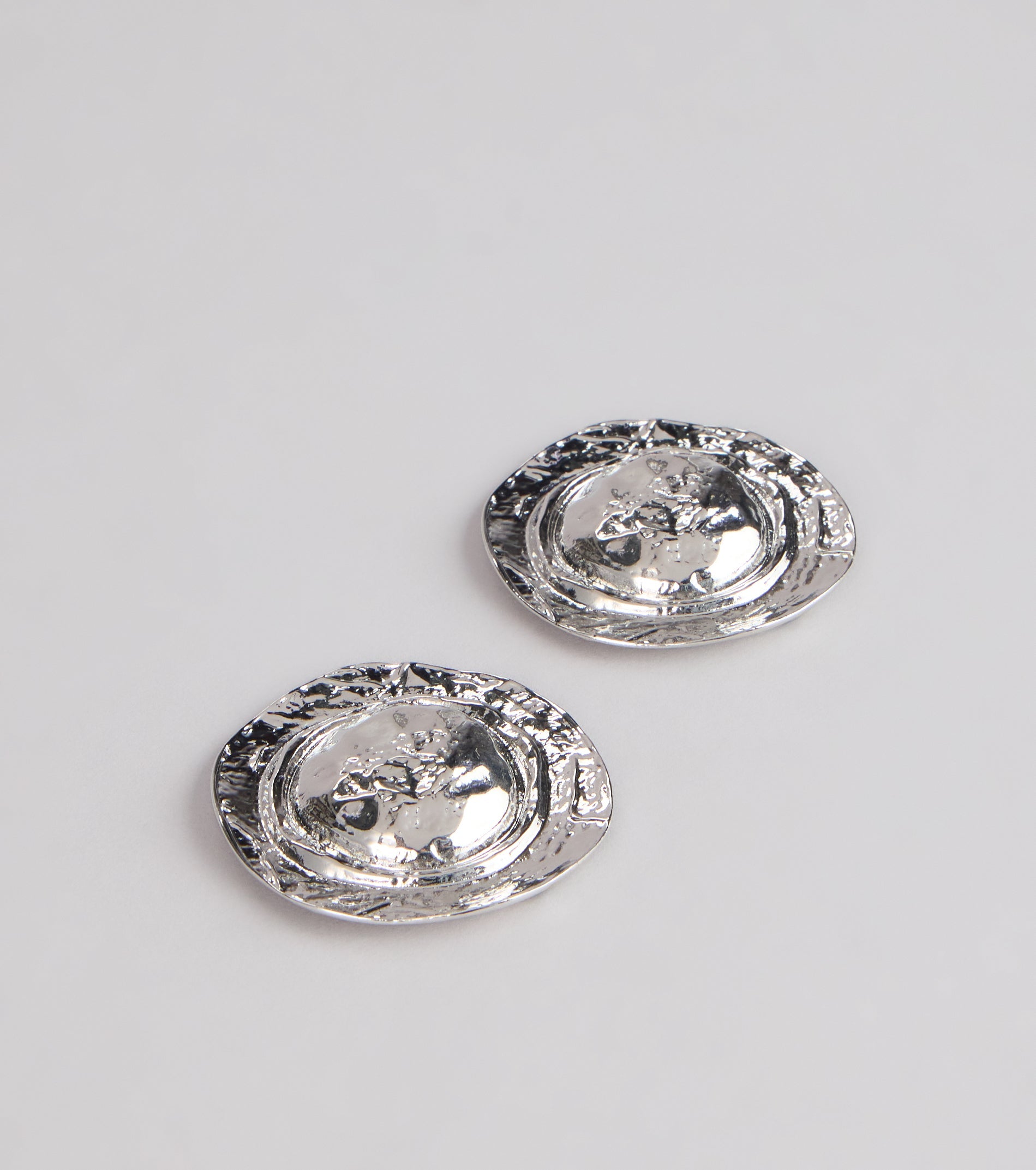 Liquid Glow Molten Wave Statement Earrings