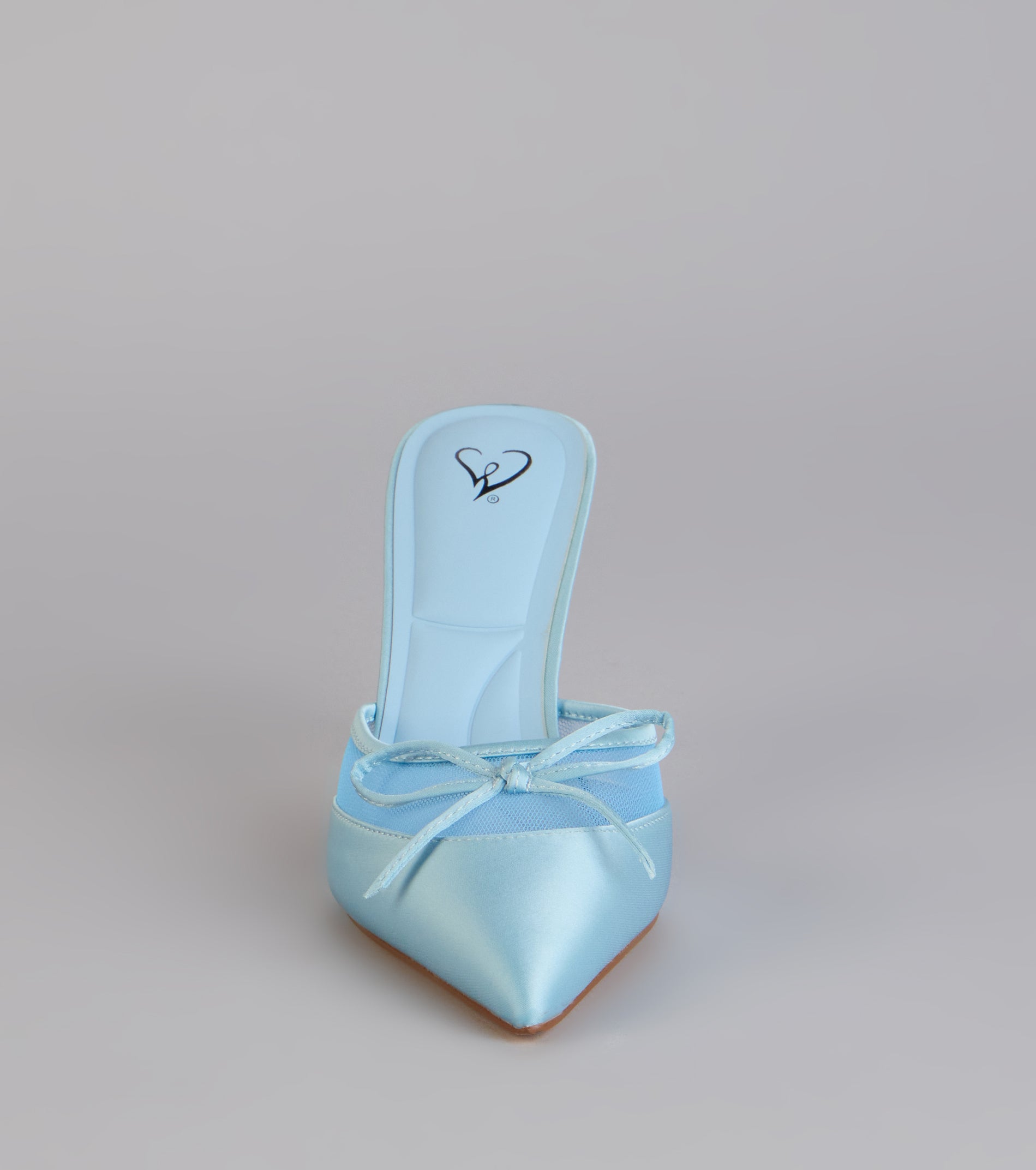 Dressed Up Satin Bow Heels