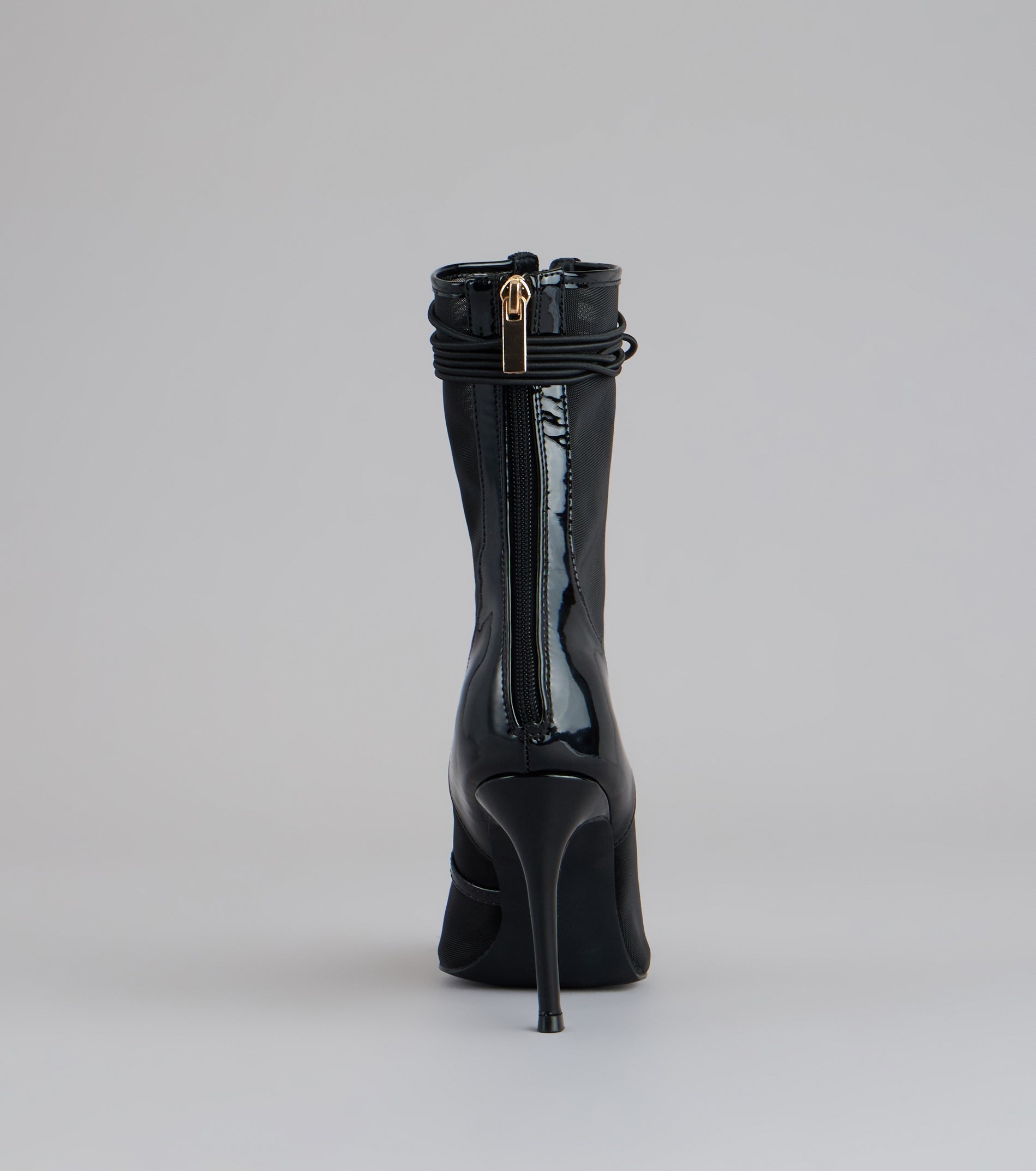 Lace It Up Stiletto Booties